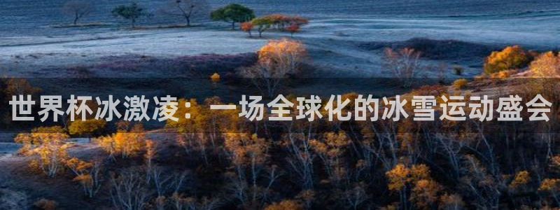 世预赛直播：世界杯冰激凌：一场全球化的冰雪运动盛会